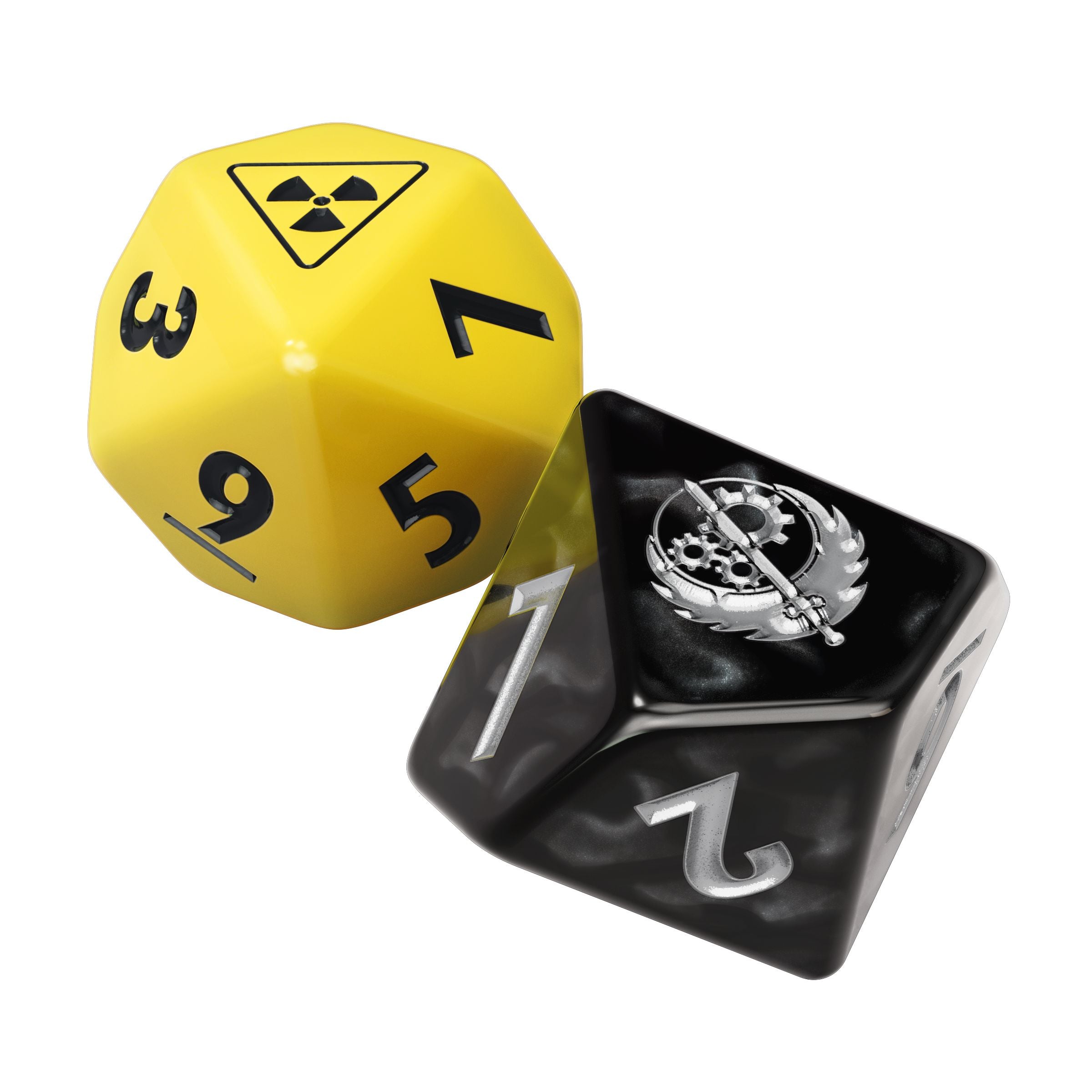 Fallout Factions Brotherhood of Steel set dadi 12 dadi D10