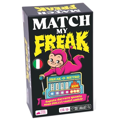 Asmodee Match My Freak gioco di carte adulti italiano 150 carte