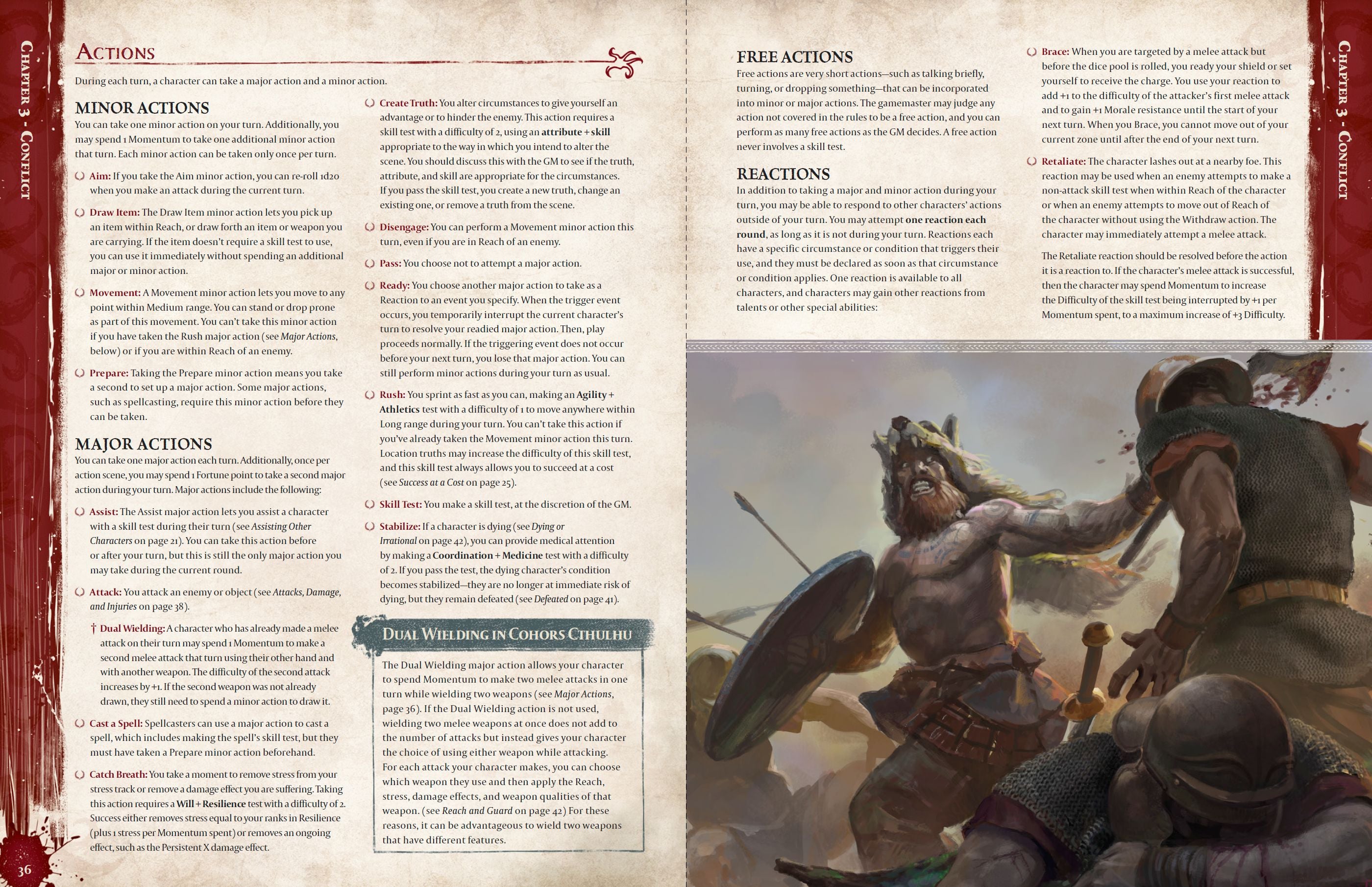Modiphius Cohors Cthulhu RPG Player's Guide manuale 224 pagine