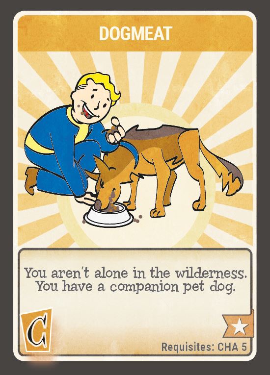 Modiphius Fallout RPG Perk Cards mazzo 147 carte talenti