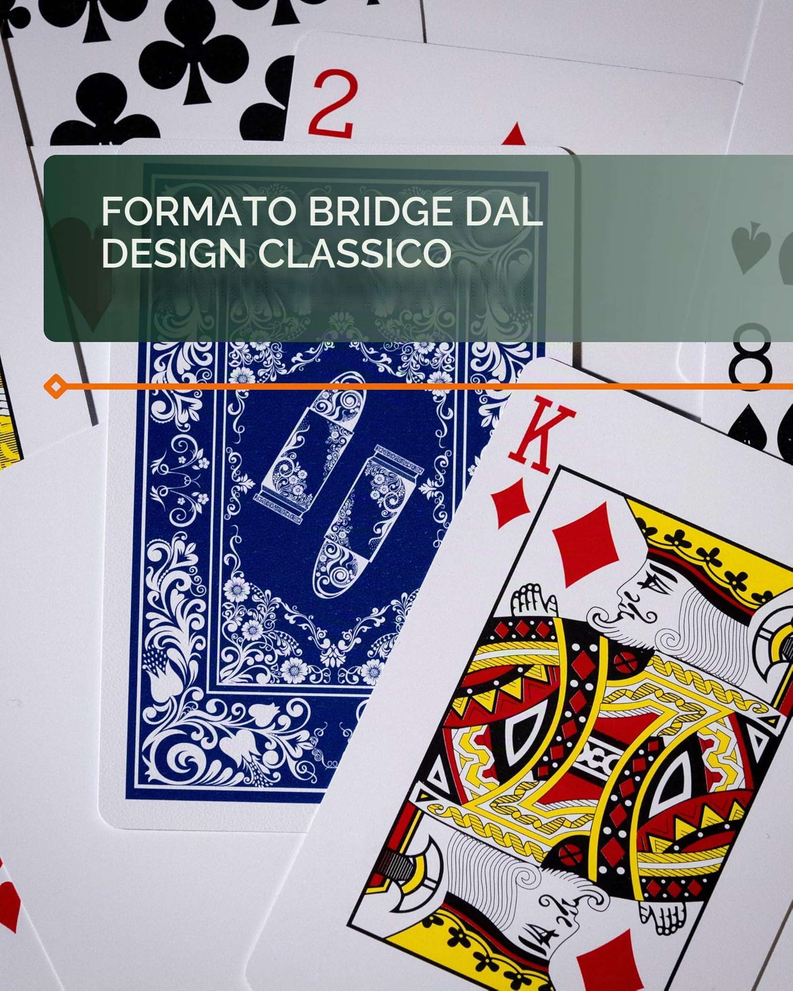 Cards&Co Bullets carte da gioco plastica bridge indice standard