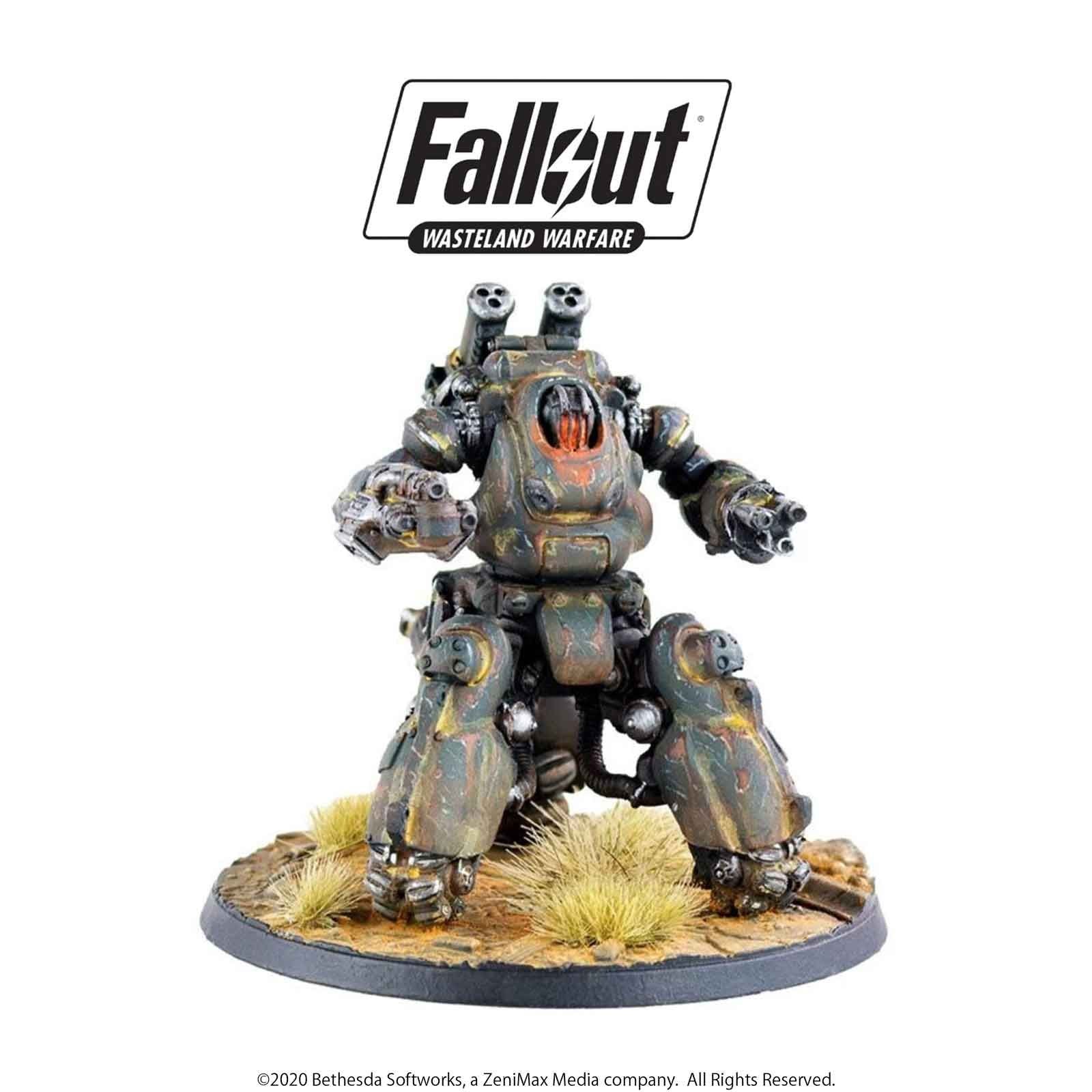 Fallout Wasteland Warfare Sentry Bot miniatura resina 32mm