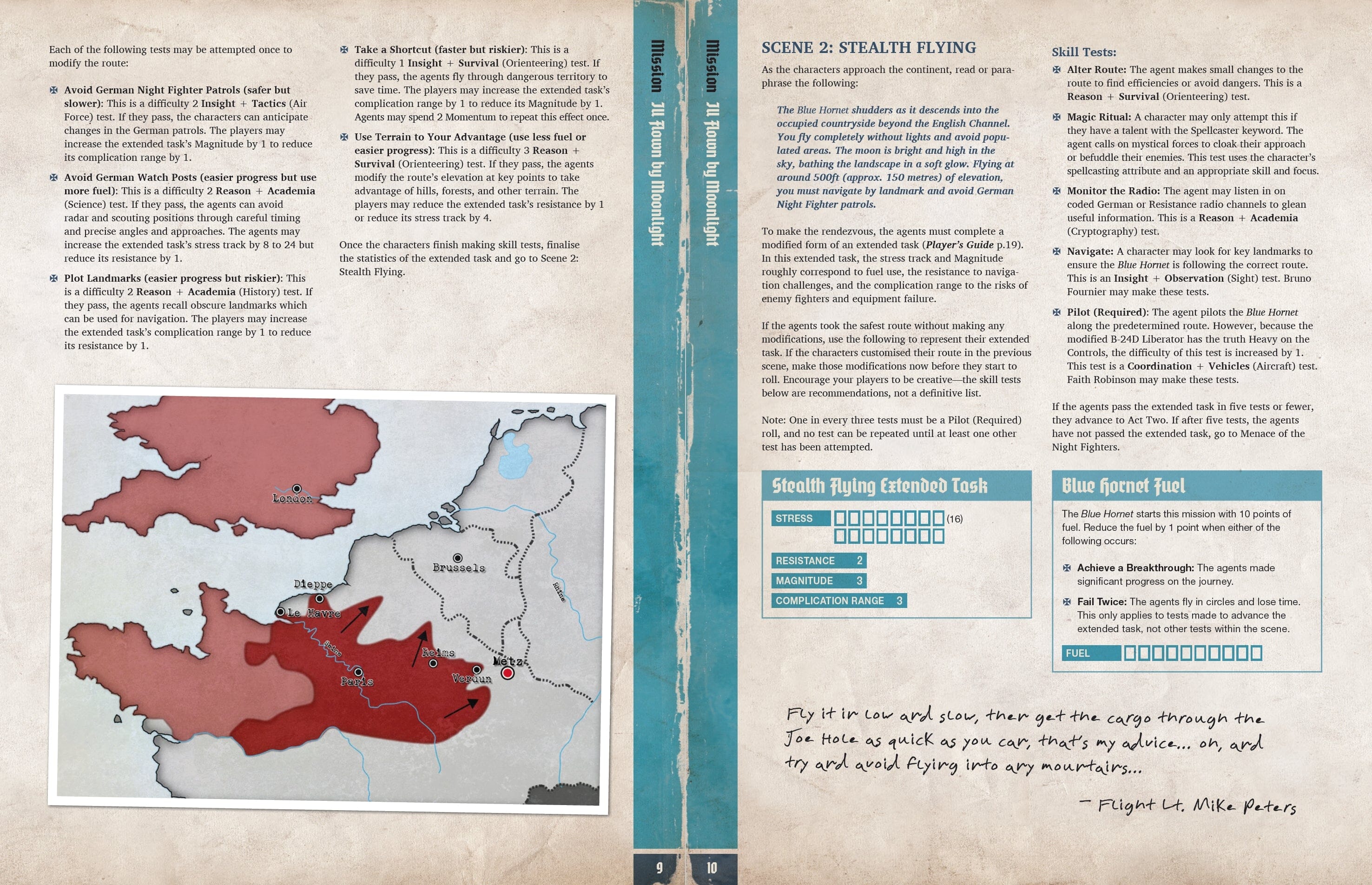 Modiphius Achtung Cthulhu Ill Flown by Moonlight PDF 22 Pagine