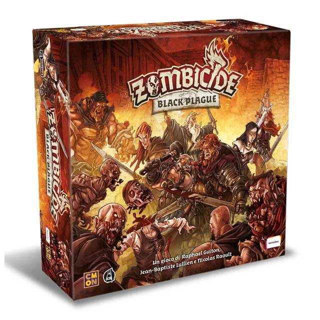 Asmodee Zombicide Black Plague gioco da tavolo vecchia versione
