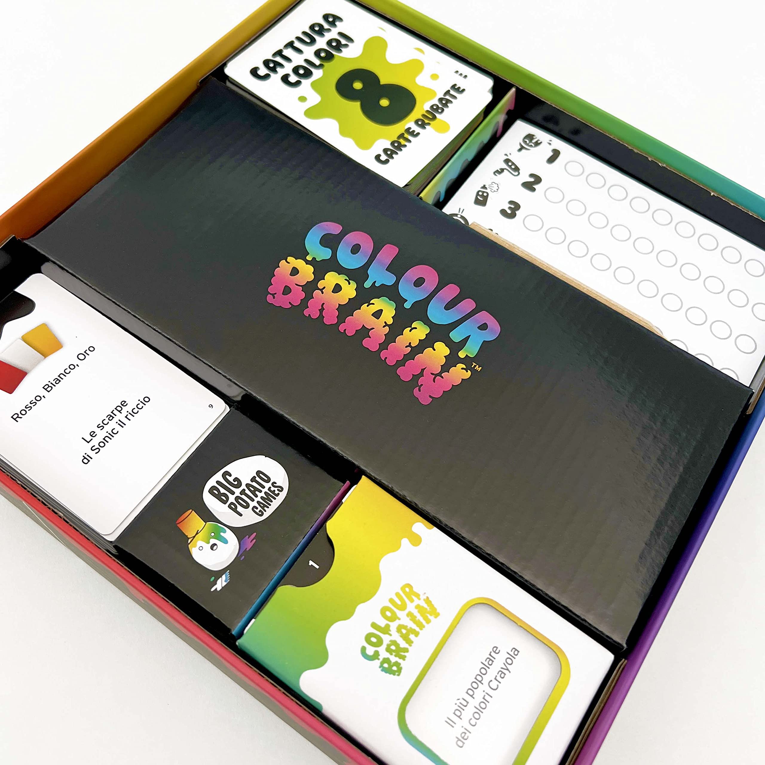 Asmodee Colourbrain gioco da tavolo quiz colori 2-20 giocatori
