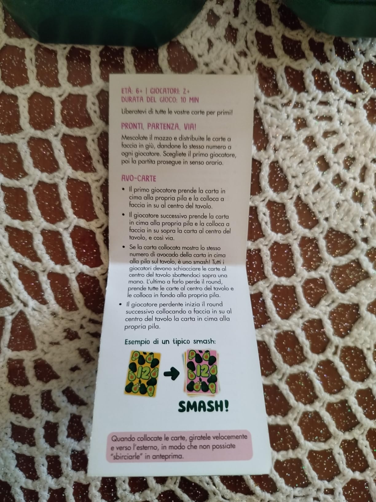 Asmodee Party Games Avocado Smash gioco di carte velocità 6+
