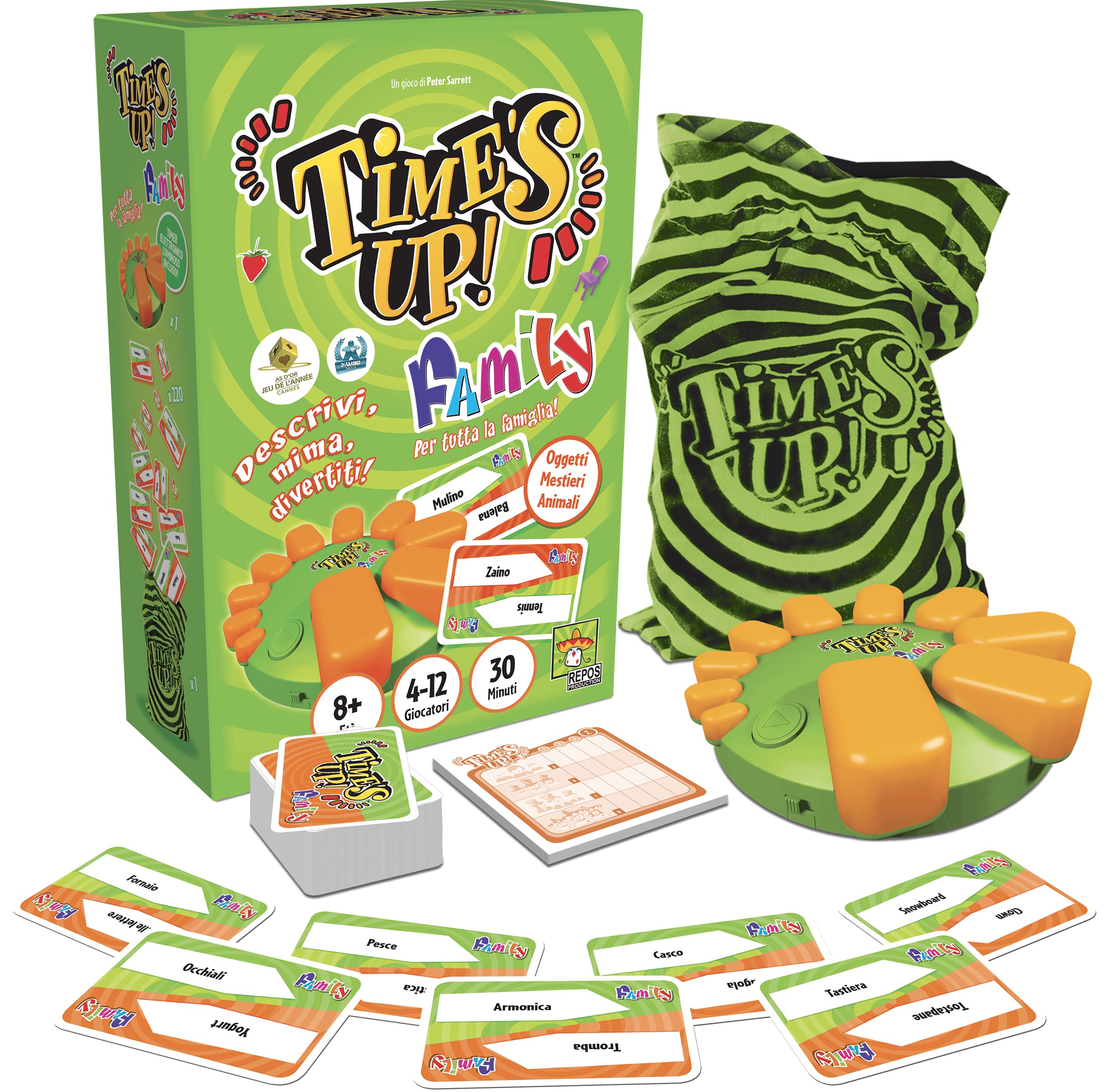 Asmodee Time's Up Family Big Box Gioco da Tavolo 4-12
