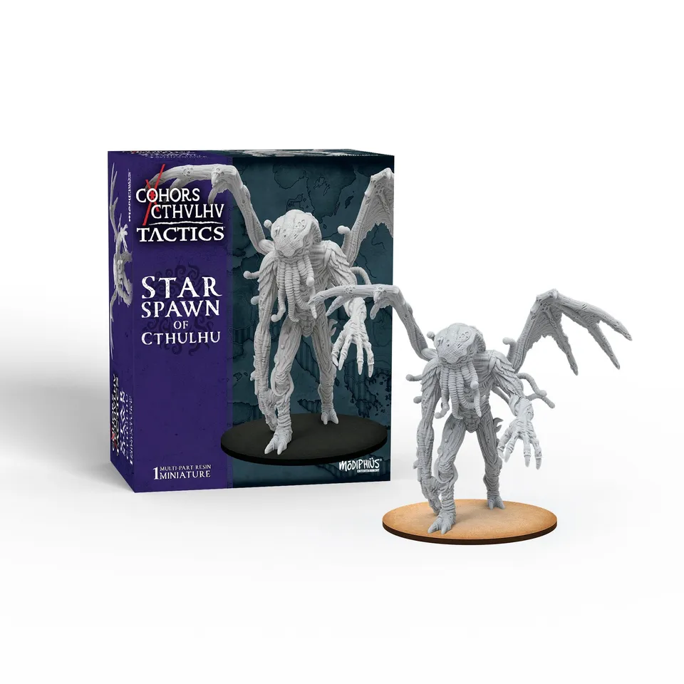 Modiphius Cohors Cthulhu Tactics Star Spawn Miniatura Resina 28mm