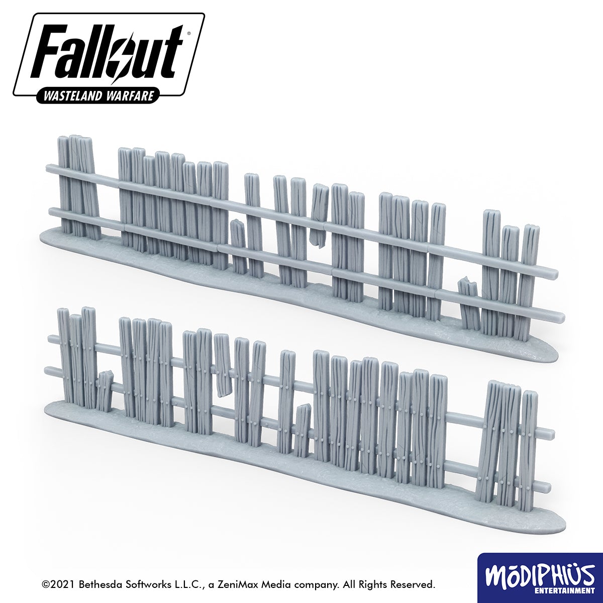 Modiphius Fallout Wasteland Warfare Graveyard scenario STL