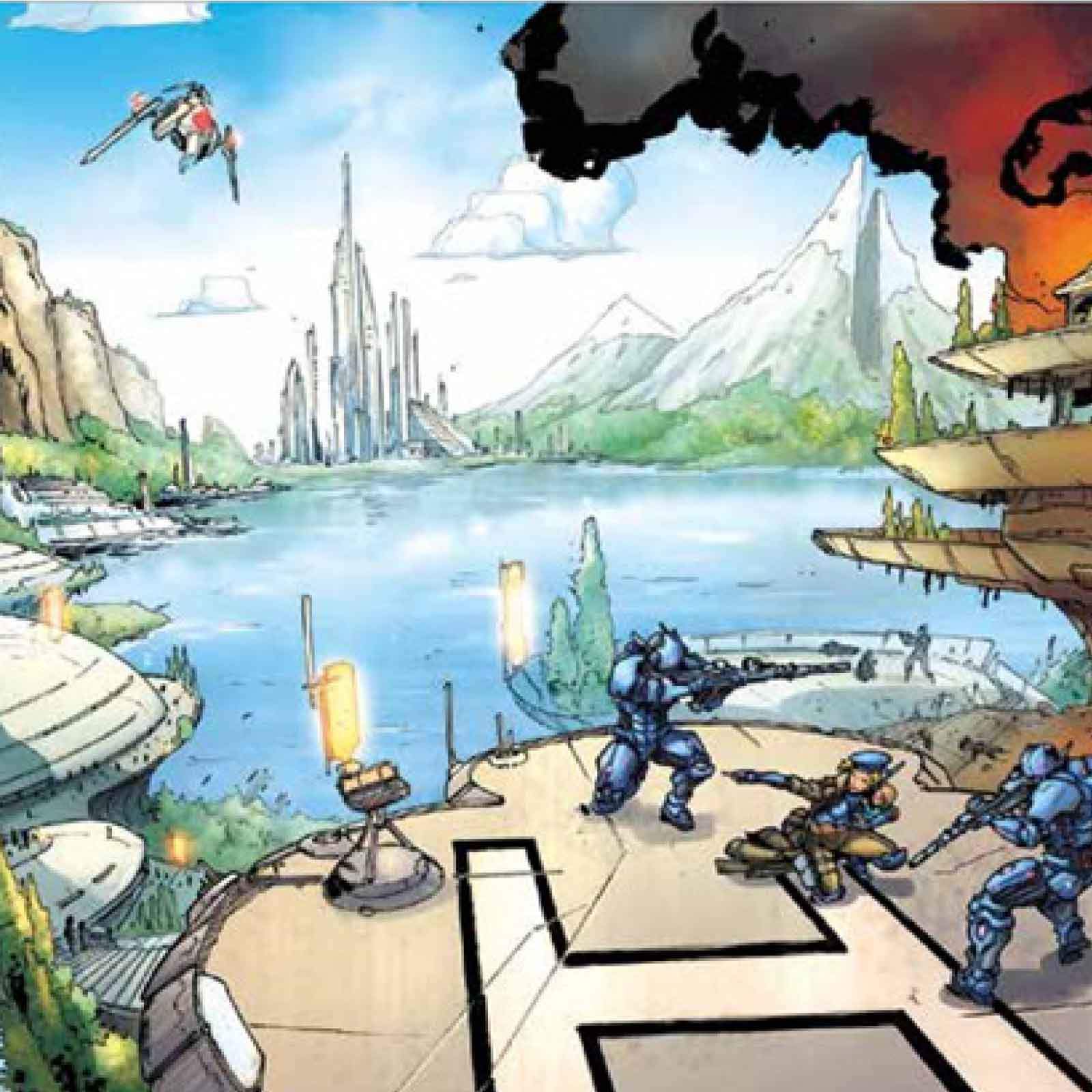 Modiphius Infinity Paradiso manuale PDF gioco di ruolo