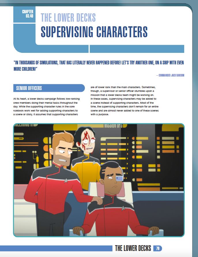 Modiphius Star Trek Adventures Lower Decks Campaign Guide GDR