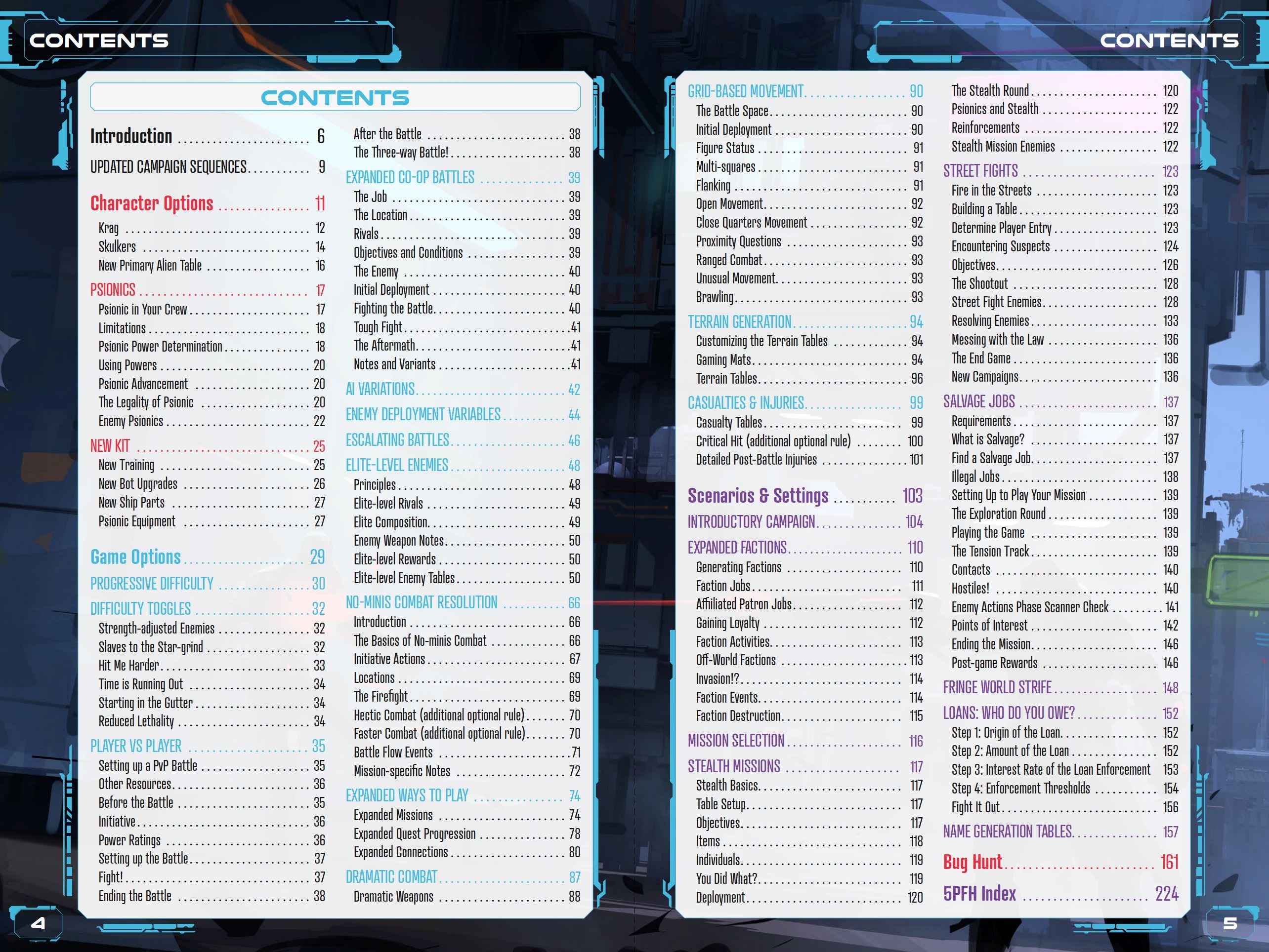 Five Parsecs From Home Compendium Bug Hunt PDF raccolta