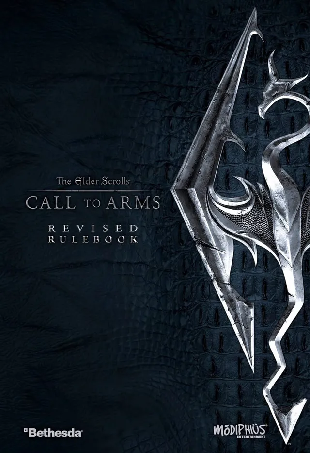 Elder Scrolls Call to Arms libro Revised Rulebook 2025