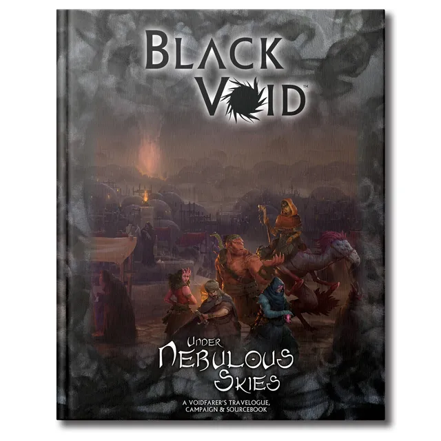 Modiphius Black Void Under Nebulous Skies manuale GDR 320 pagine
