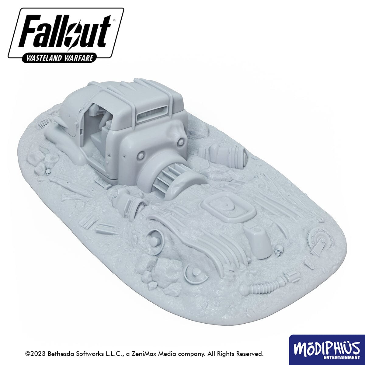 Fallout Wasteland Warfare Metal Dome terreno STL stampa 3D