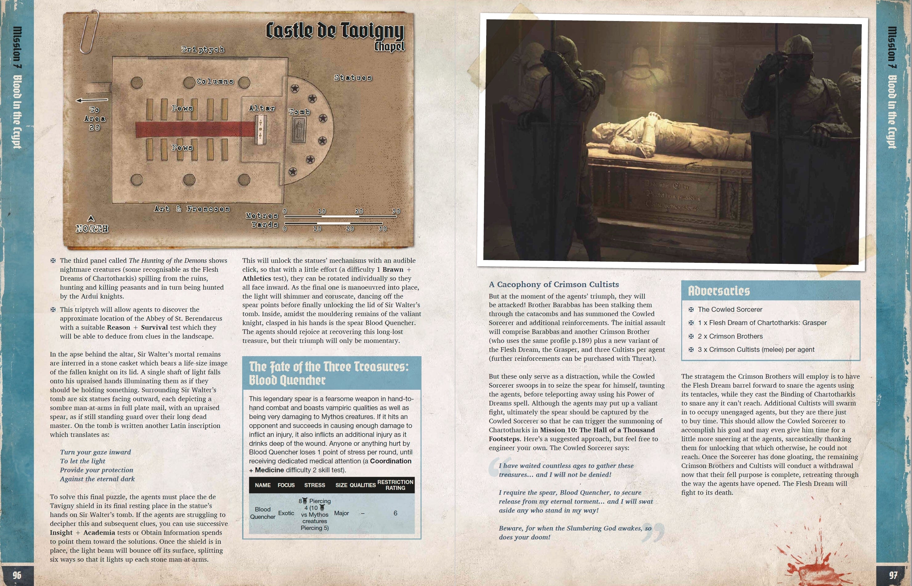 Achtung Cthulhu 2d20 Forest of Fear avventura PDF Secret War