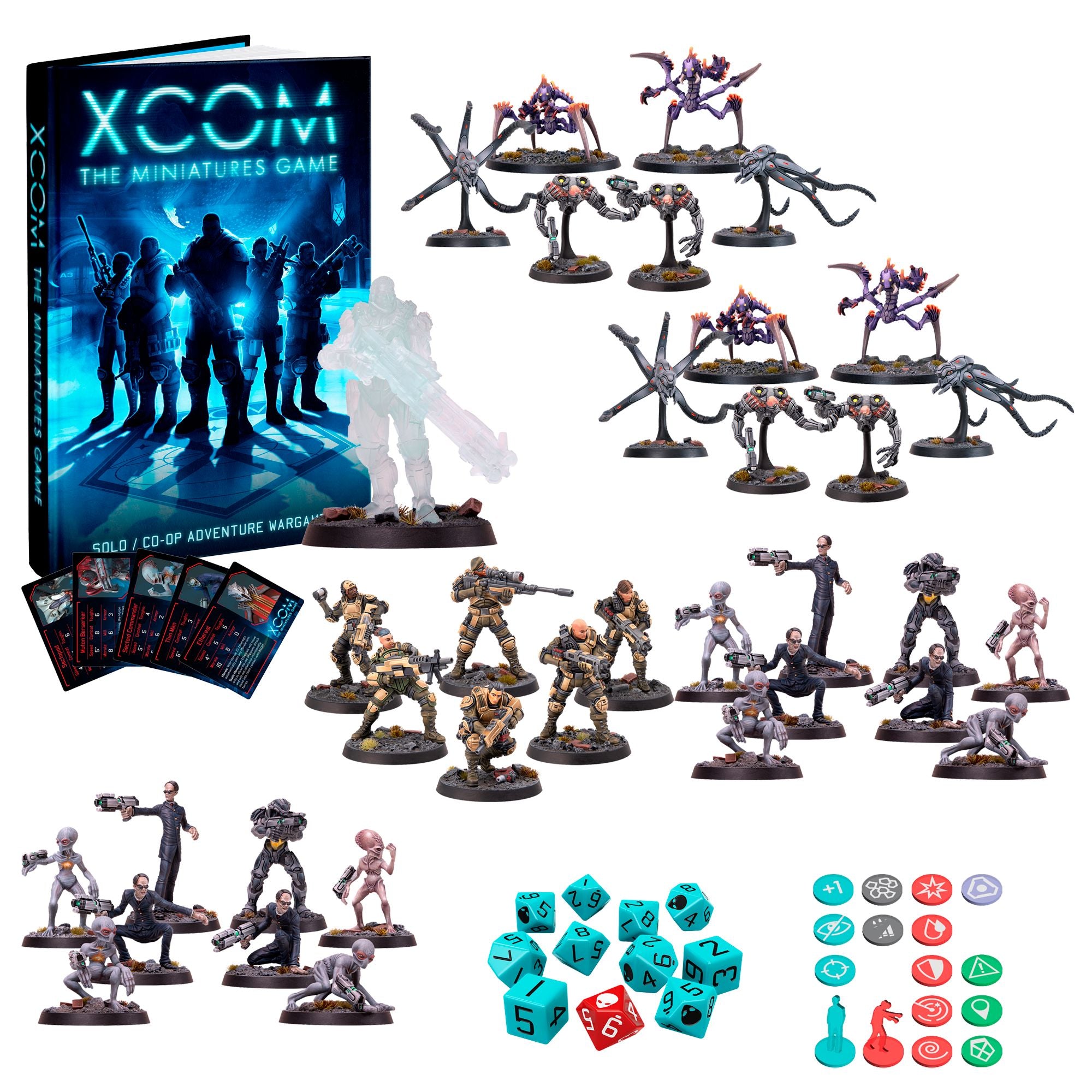 XCOM The Miniatures Game Plastic All-in Bundle Wargame Solo Co-op