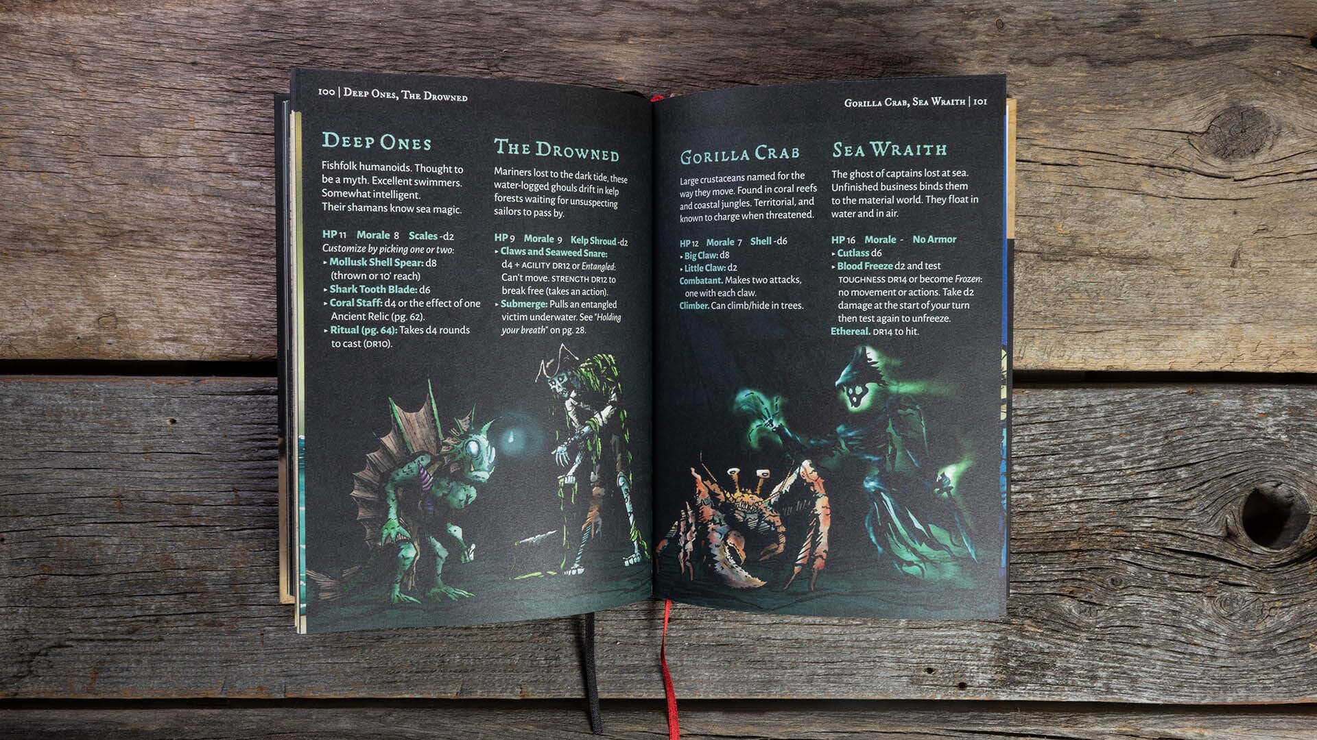 Modiphius Pirate Borg Core Rulebook manuale GDR 166 pagine