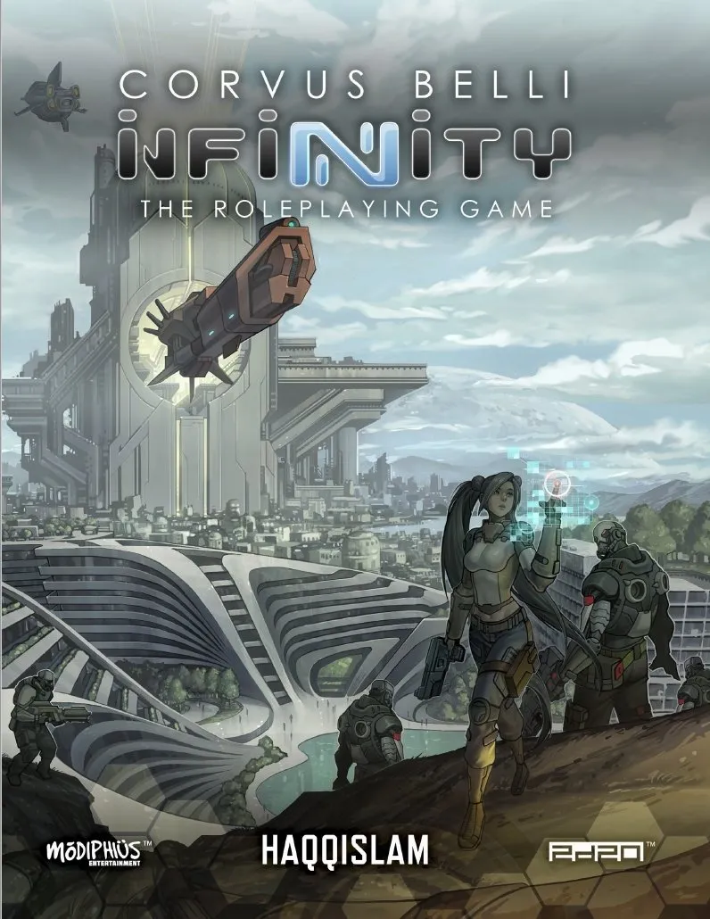 Modiphius Infinity Haqqislam Supplement PDF gioco di ruolo