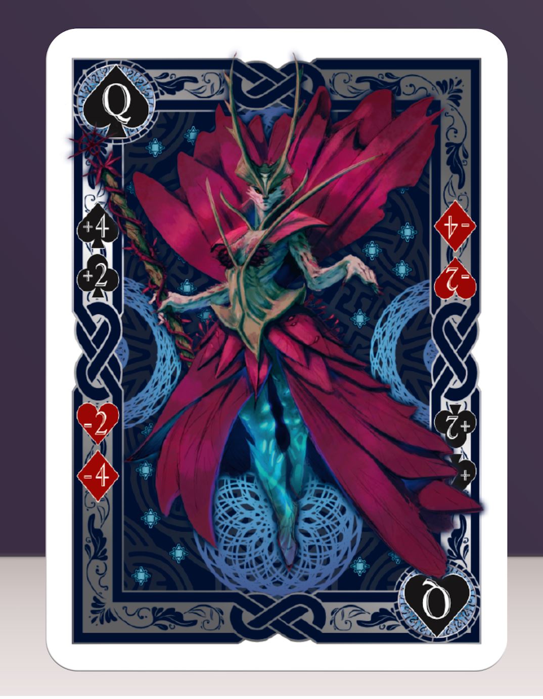 Legends of Avallen Against Faerie Queene carte da gioco foil