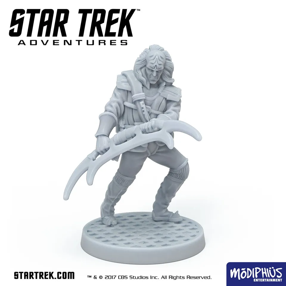 Star Trek Adventures Miniatura Klingon TNG Tenente STL 32mm
