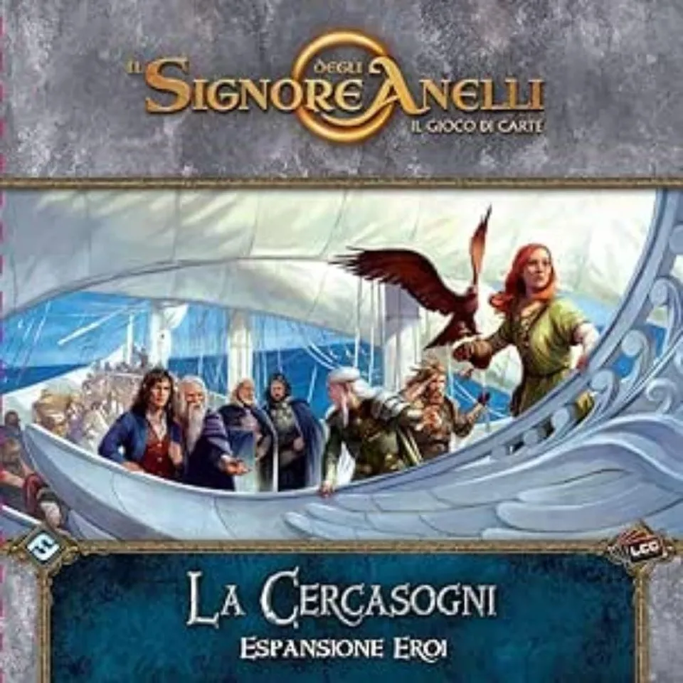 Asmodee TCG/LCG Signore Anelli Cercasogni Espansione Eroi carte