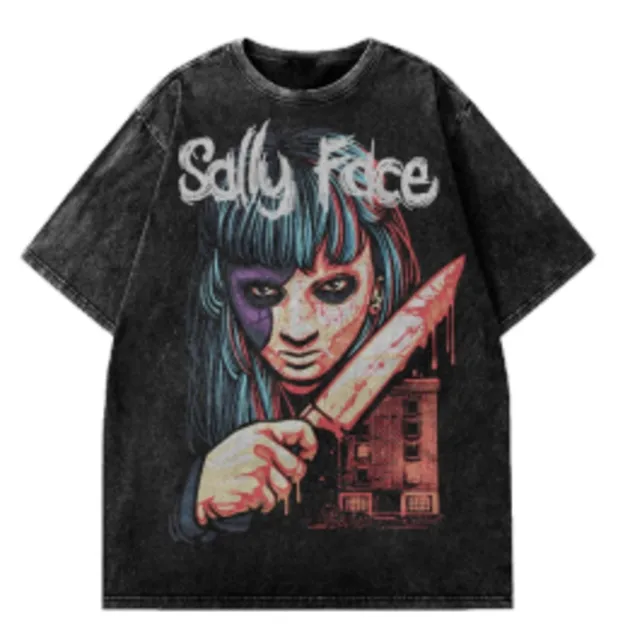 Maestro Media Sally Face Massacre at Addison Apartments maglietta taglia L