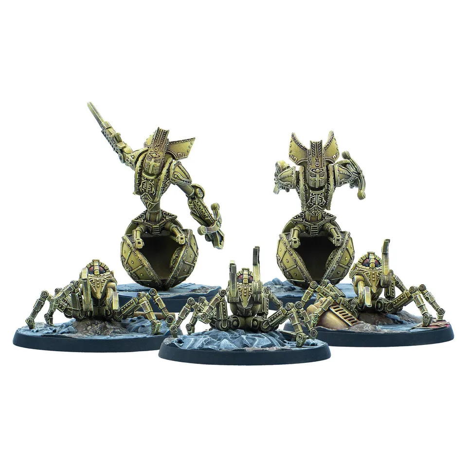 Modiphius Elder Scrolls Call to Arms Dwemer Spheres Spiders miniature 32mm resina