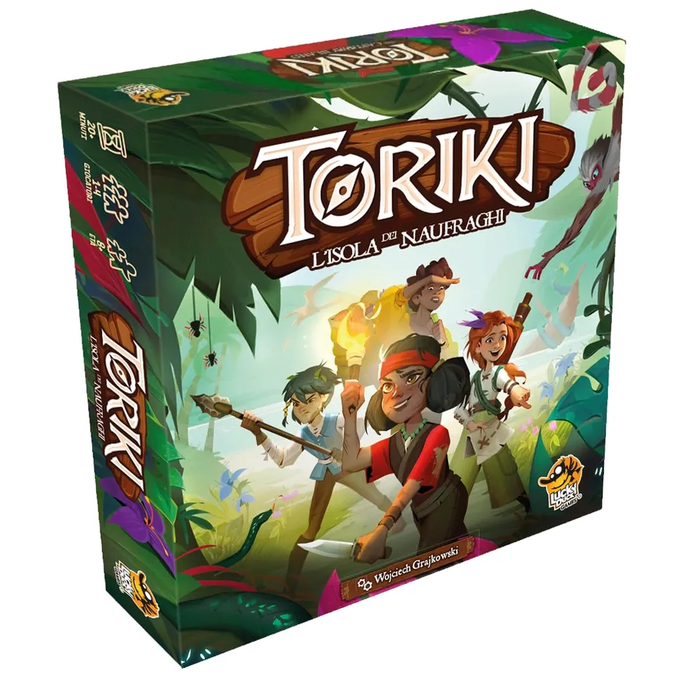 Asmodee Toriki L'Isola dei Naufraghi gioco tavolo cooperativo 1-4