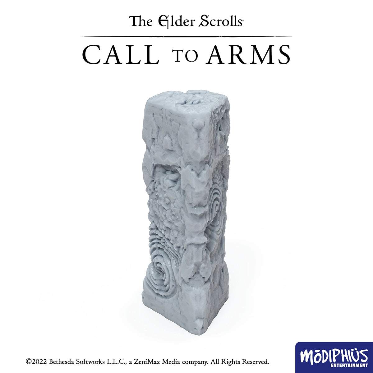 Modiphius Elder Scrolls Call to Arms Nord Tomb Walls scenico STL