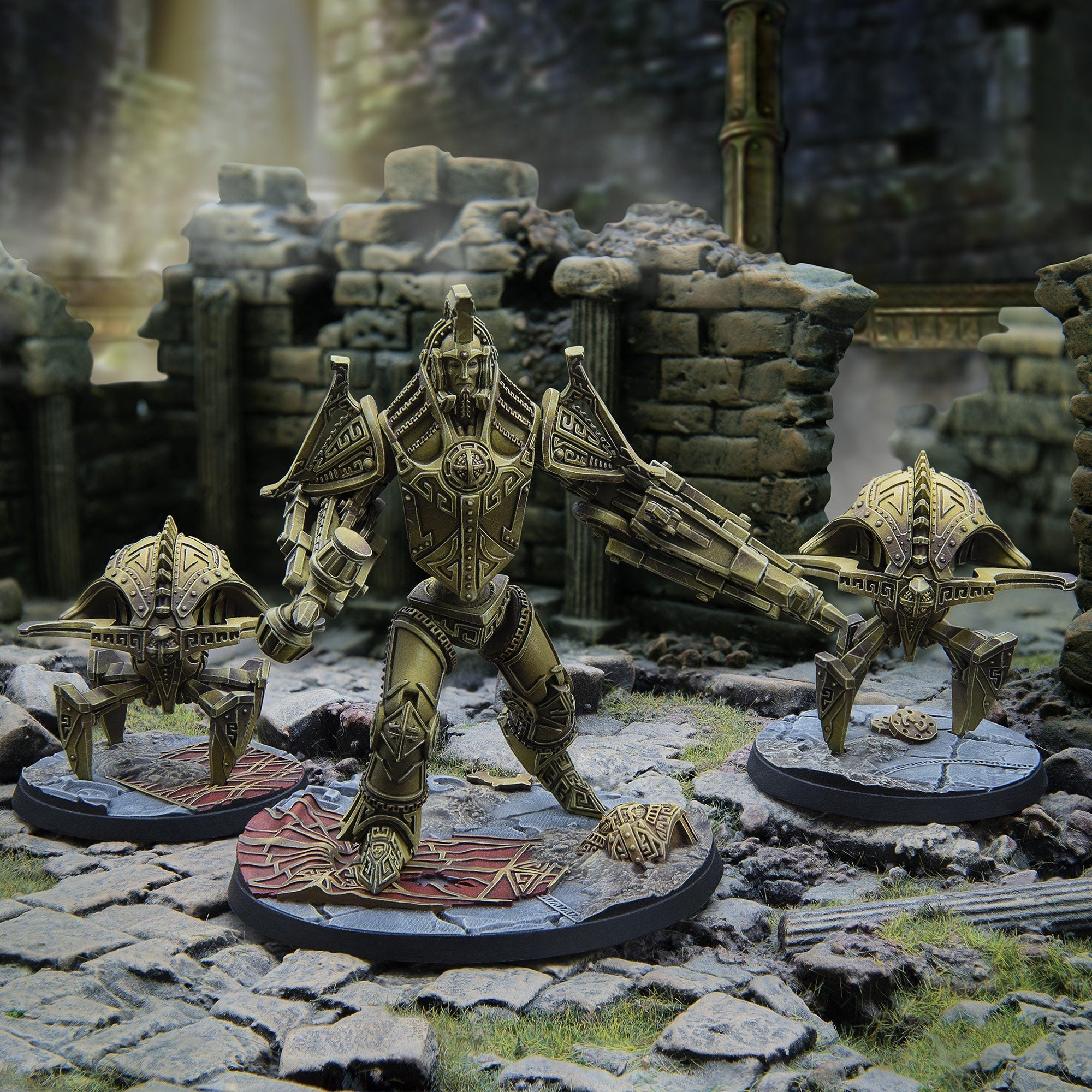Modiphius Elder Scrolls Call to Arms Dwemer Centurion Ballista resina