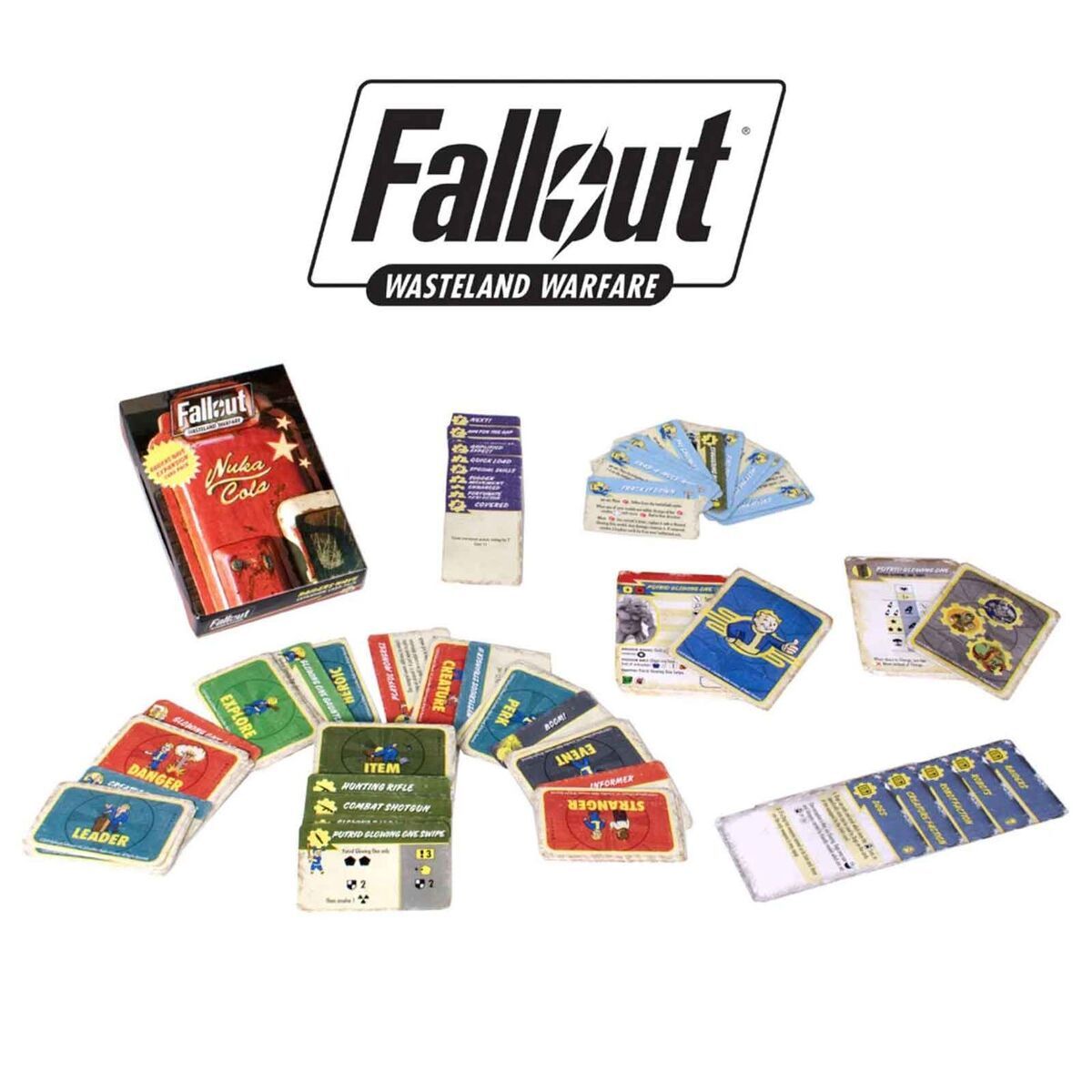 Modiphius Fallout Wasteland Warfare Raiders Wave espansione 203 carte