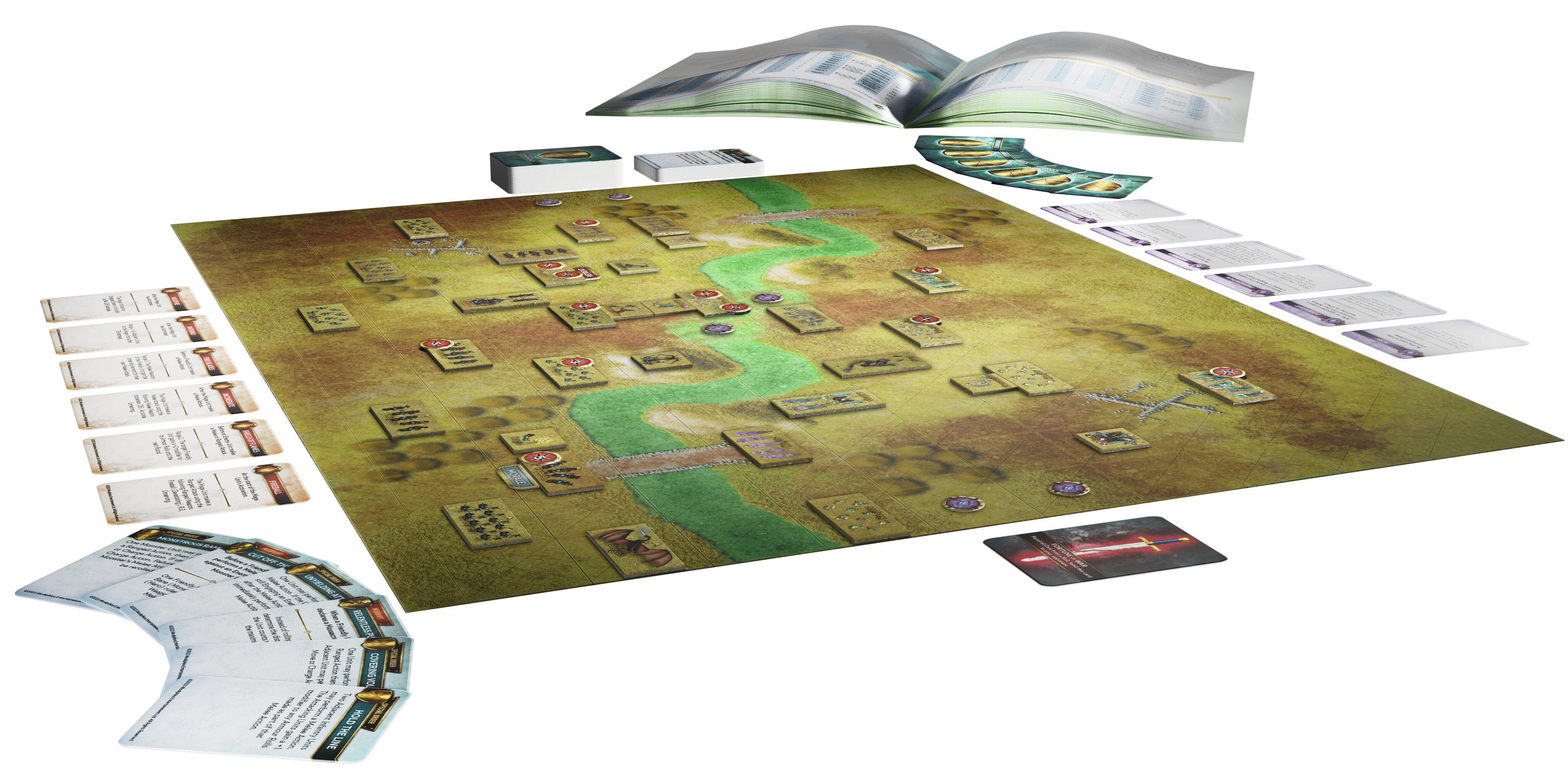 Modiphius Mythic Commander Manuale Base wargame 2 giocatori
