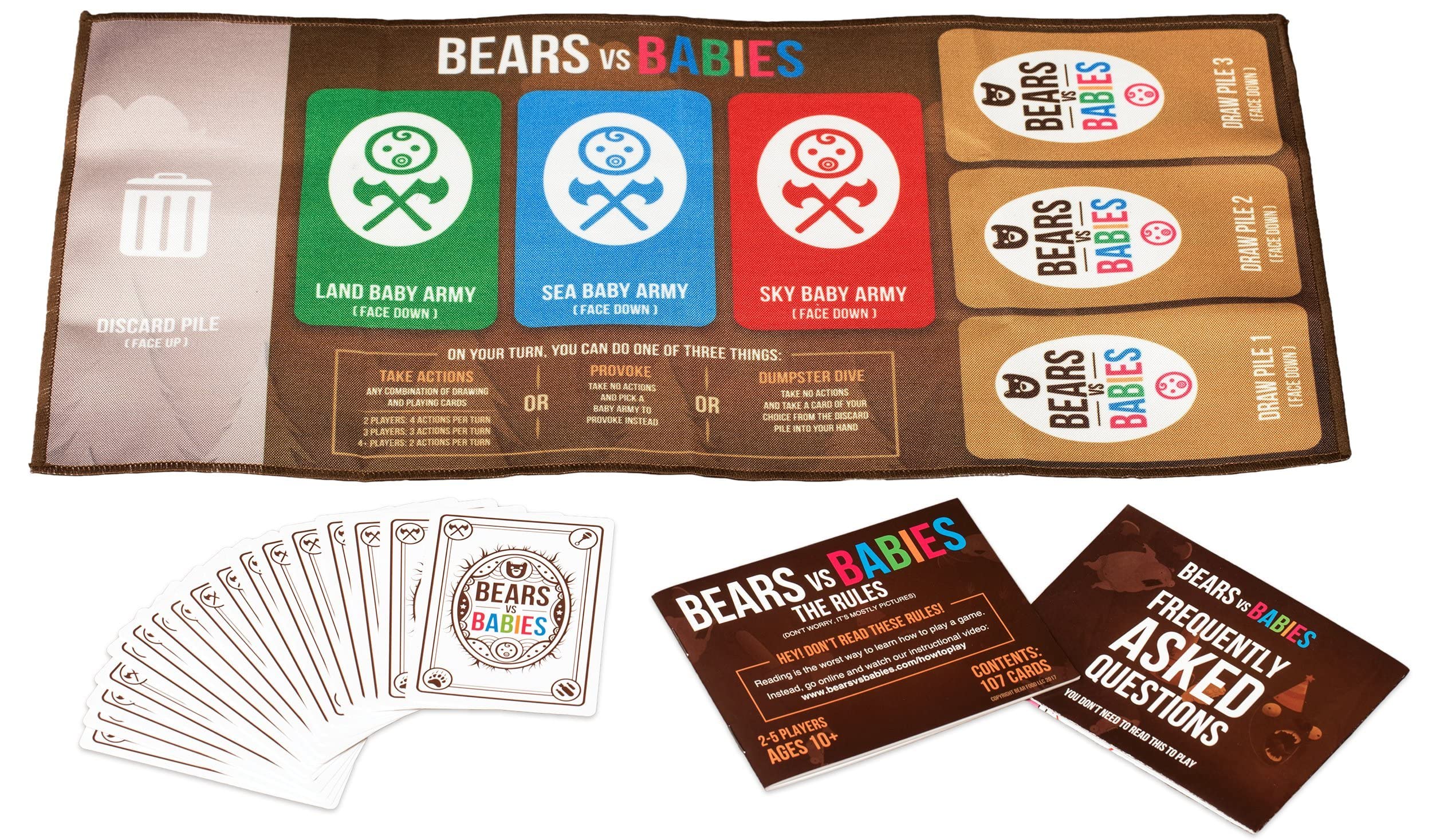 Asmodee Bears vs Babies gioco da tavolo edizione italiana 2-5 giocatori