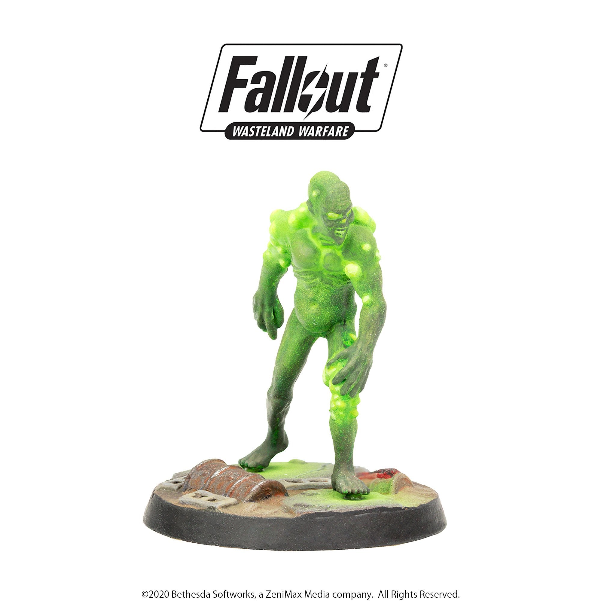 Modiphius Fallout Wasteland Warfare Creatures Ghouls miniature 5 pezzi