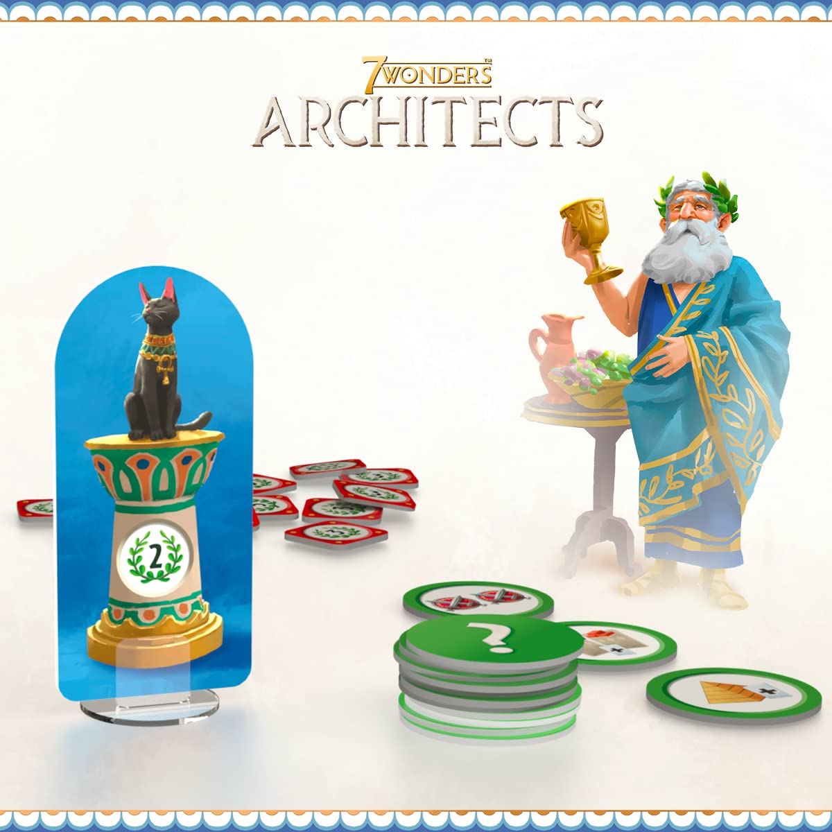 Asmodee 7 Wonders Architects Gioco Base Gioco da Tavolo