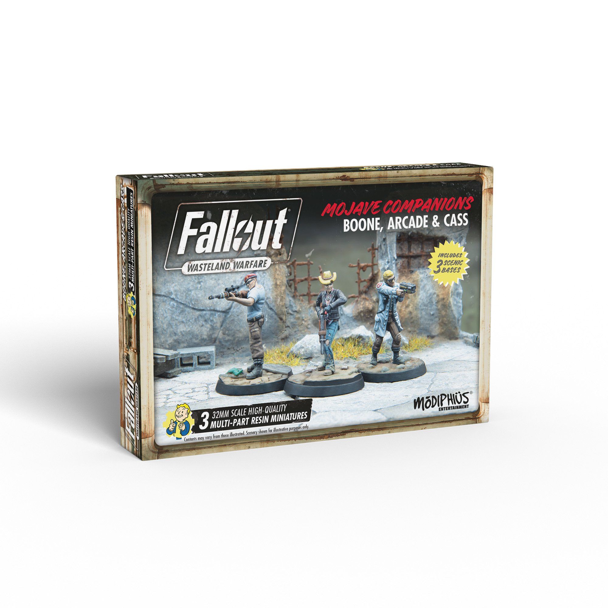 Modiphius Fallout Wasteland Warfare Boone Arcade Cass miniature 3pz