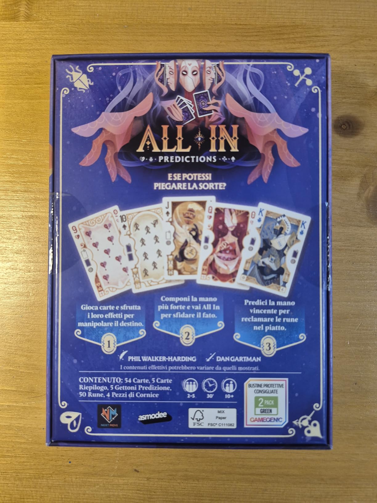 Asmodee All In Predictions Gioco di Carte 2-5 Giocatori