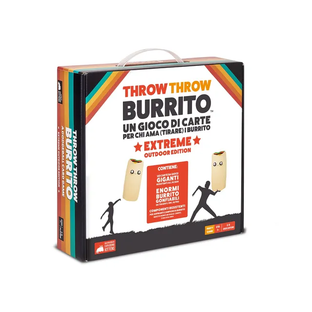 Asmodee Throw Throw Burrito Extreme Outdoor gioco carte 2-6