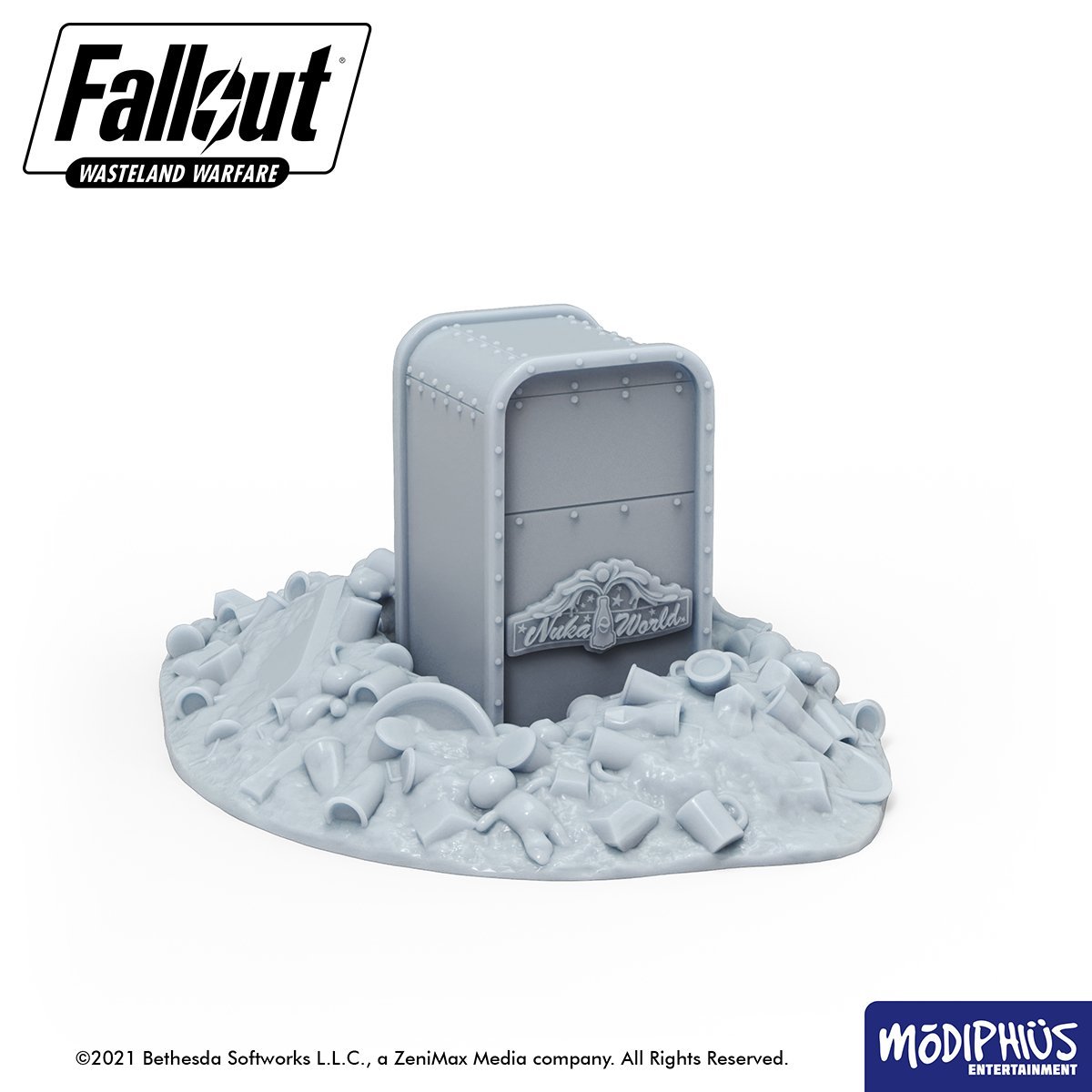 Modiphius Fallout Wasteland Warfare Nuka World scenario STL