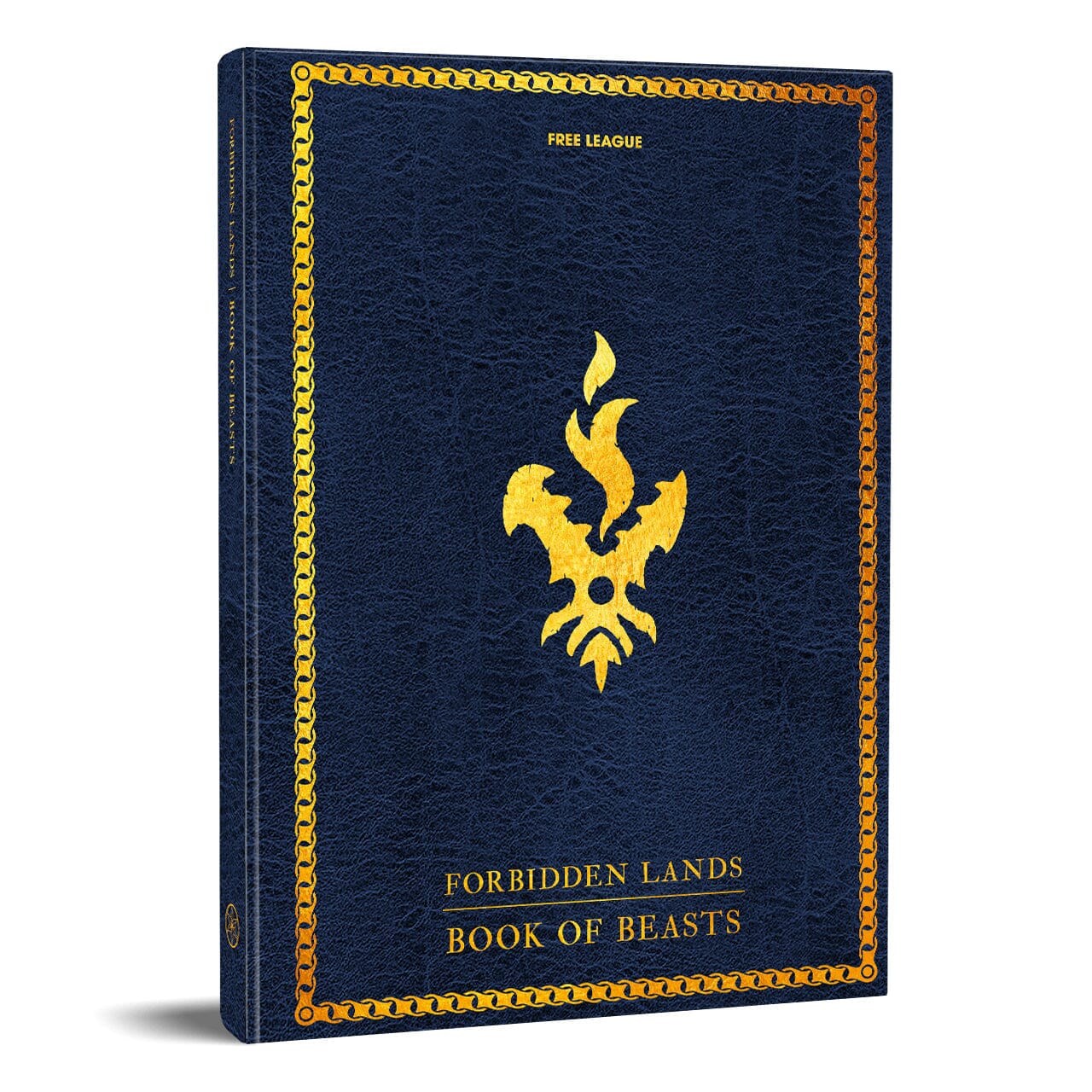 Modiphius Forbidden Lands Book of Beasts bestiario GDR rigido