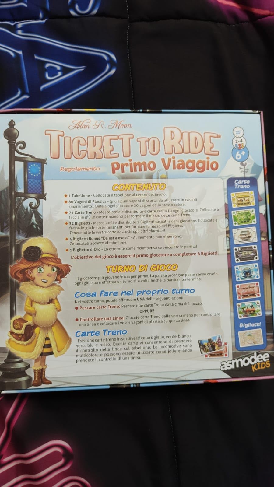 Ticket to Ride Primo Viaggio Europa gioco da tavolo 6+ anni