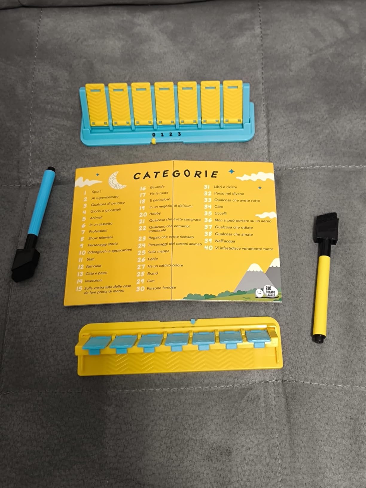 Asmodee Battle Flips gioco tavolo parole duello 2 giocatori