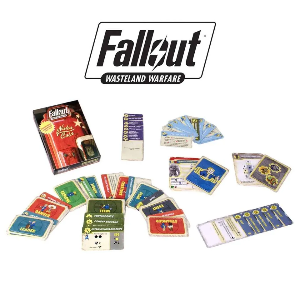 Modiphius Fallout Wasteland Warfare Raiders Wave espansione 203 carte