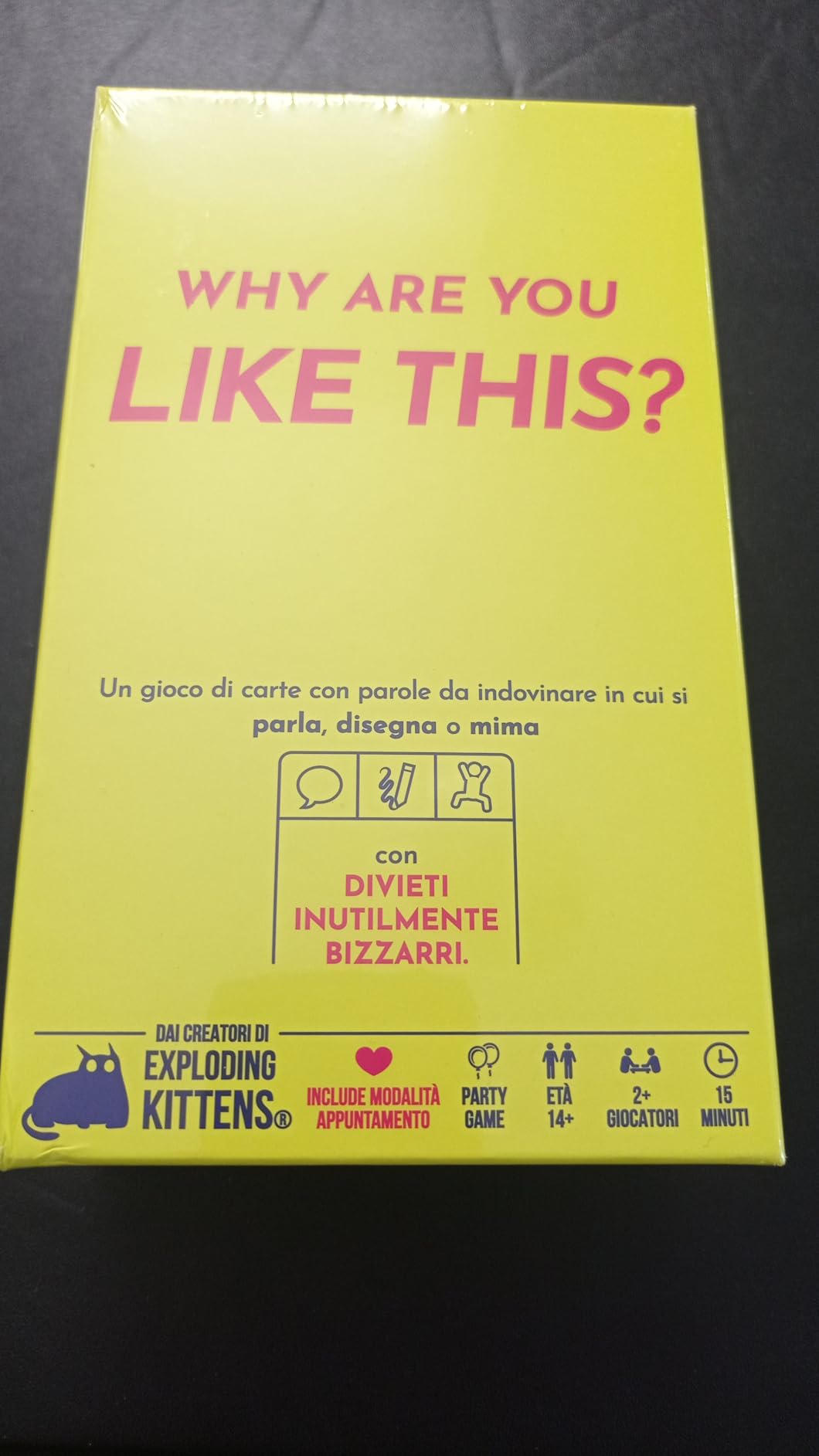 Asmodee Why Are You Like This Party Game Parole Italiano