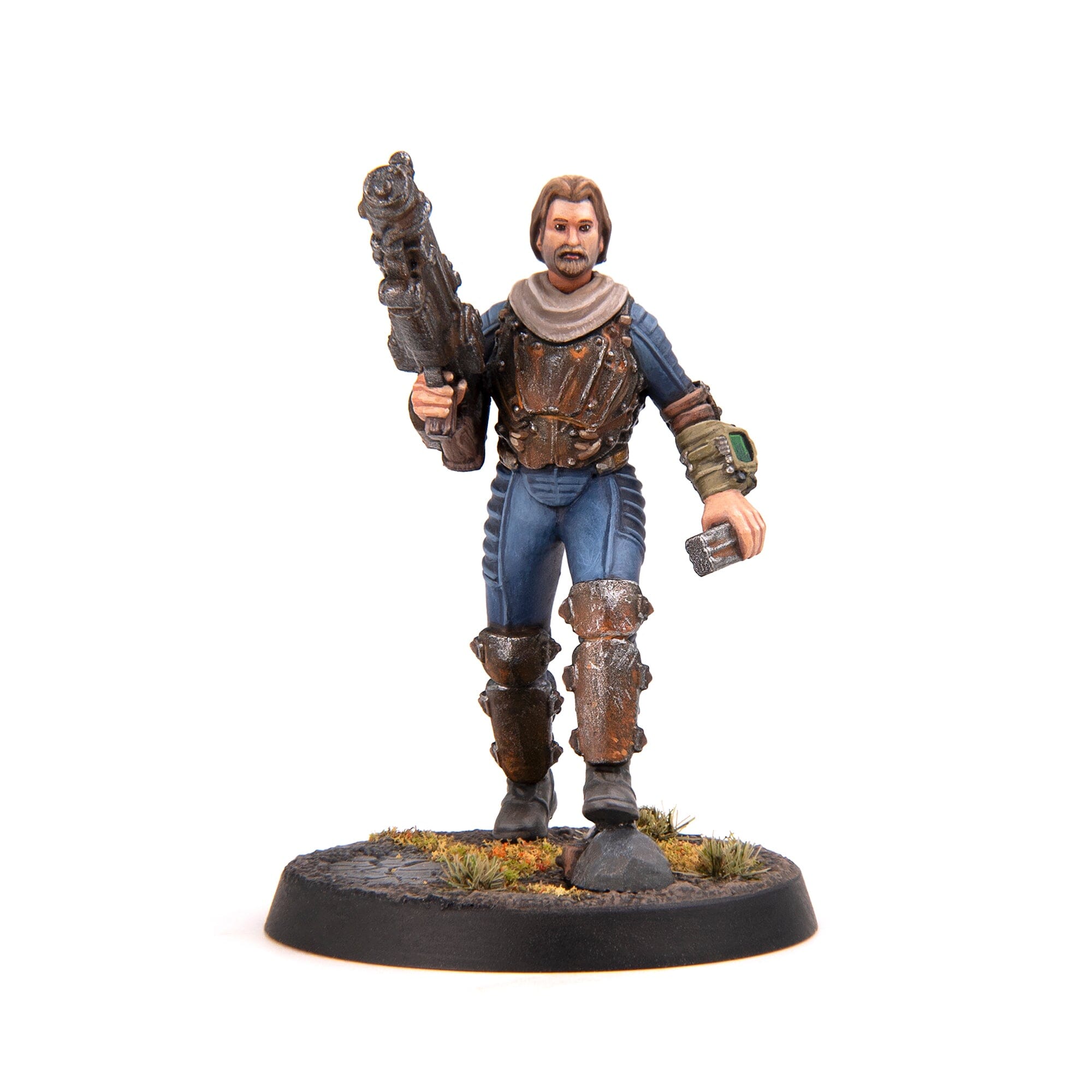 Fallout Miniatures Male Hero Vault Dwellers miniature plastica 4 pezzi