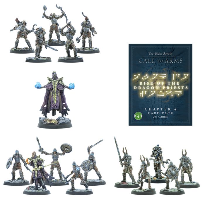 Elder Scrolls Call to Arms bundle Draugr capitolo 4 16 miniature