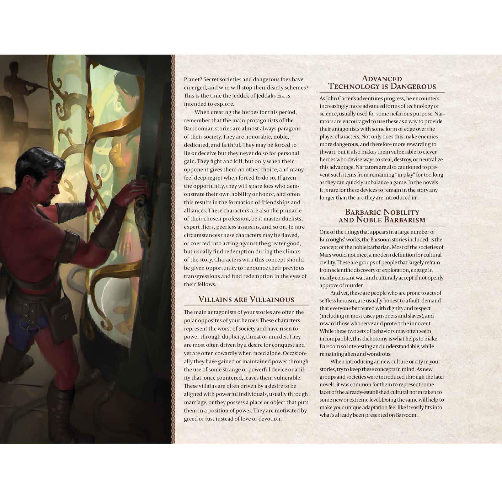 Modiphius John Carter Jeddak of Jeddaks manuale supplemento