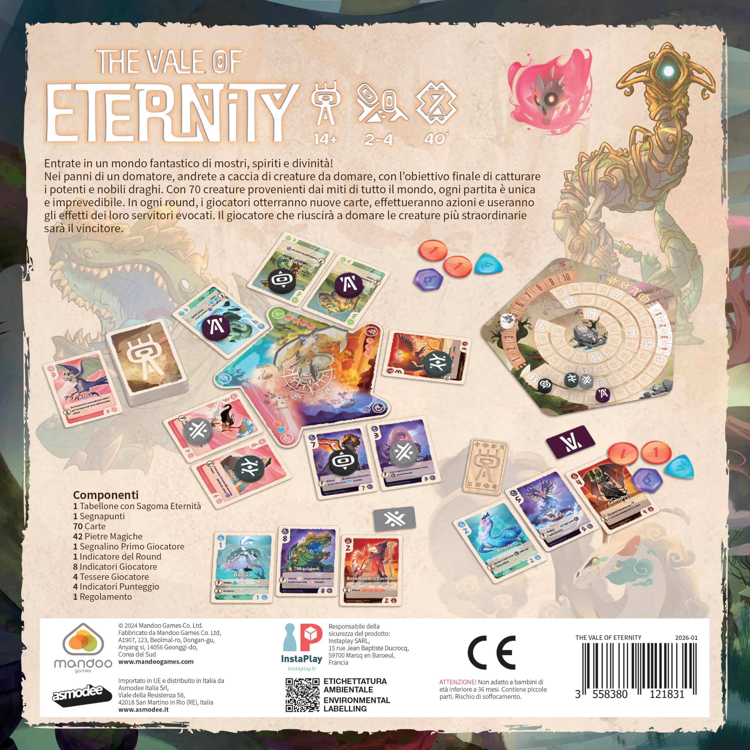 Asmodee The Vale of Eternity gioco base gioco da tavolo fantasy