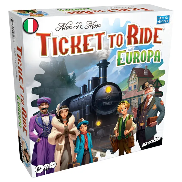 Asmodee Ticket to Ride Europa Nuova Gioco da Tavolo 2-5 Giocatori